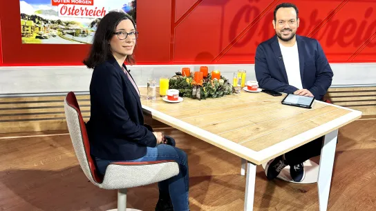 © Gesundheit Österreich GmbH / Georg Gatnar Projektleiterin Daniela Rojatz in Guten Morgen Österreich - ORF zu Social Prescribing