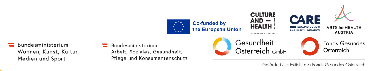 Logoleiste zum Event: Culture and Health: Time to Act.