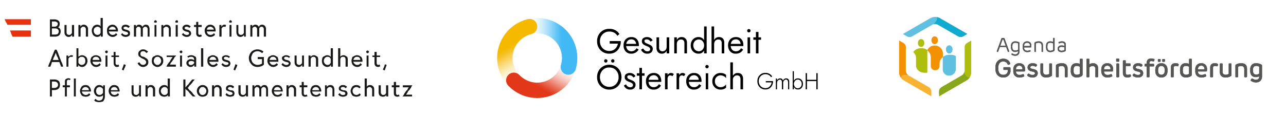Gefördert durch die Agenda Gesundheitsförderung - eine zentrale Umsetzungsstrategie des Bundes zur Erreichung der Gesundheitsziele Österreich.