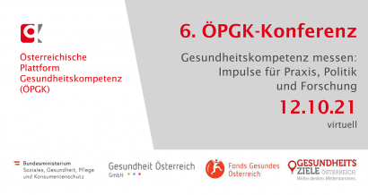 Einladung 6. ÖPGK-Konferenz